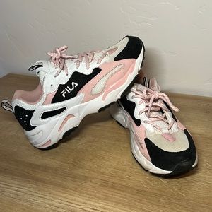 Fila Shoes | Fila Ray Tracer Pink, Black & White